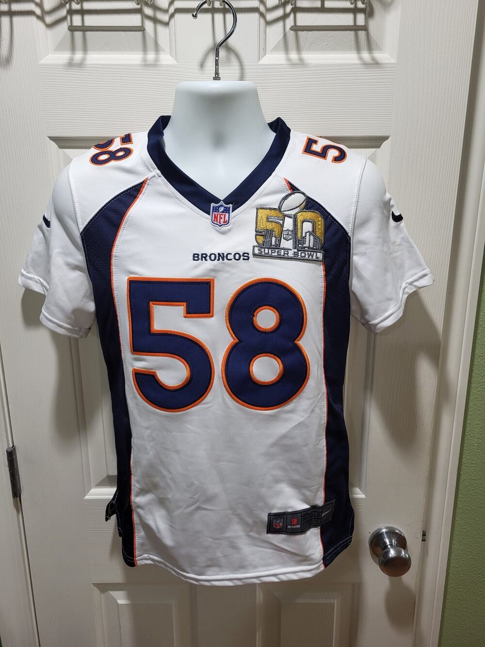 Women's Nike Von Miller Denver Broncos superbowl jersey